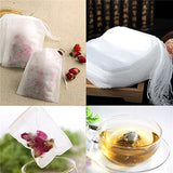 Disposable Drawstring Teabags (100 Pieces)
