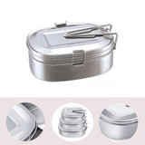 Double Layer Stainless Steel Lunch Box