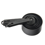 10Pcs/Set Black Color Measuring Cups And Measuring Spoon Scoop Silicone Handle Kitchen Measuring Tool|Measuring Spoons|