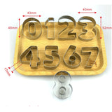 Cookie Cutter Numbers 1-10