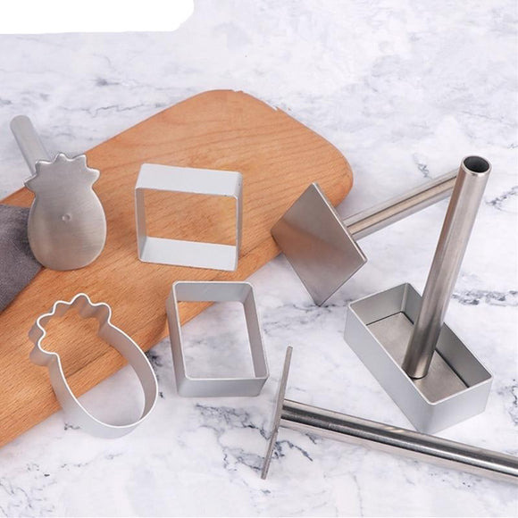 Aluminum Cookie Cutter Press Stamp Options