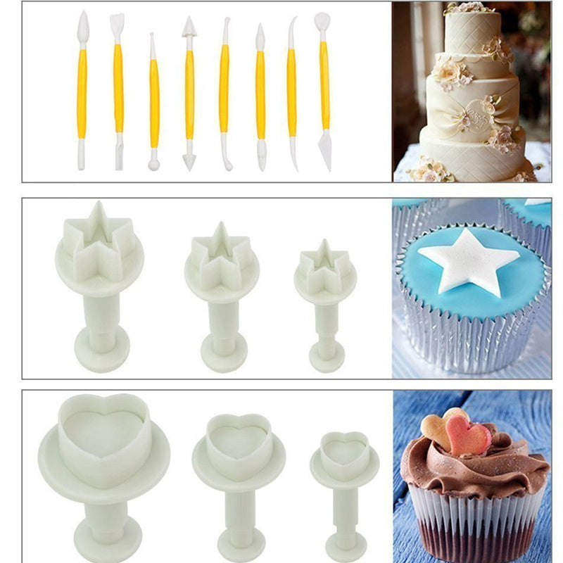 Fondant Cake Decorating Set 37 Pc The Convenient Kitchen