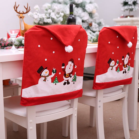Christmas Chair Back Covers