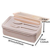 Bento Box with Spoon and Fork