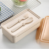 Bento Box with Spoon and Fork