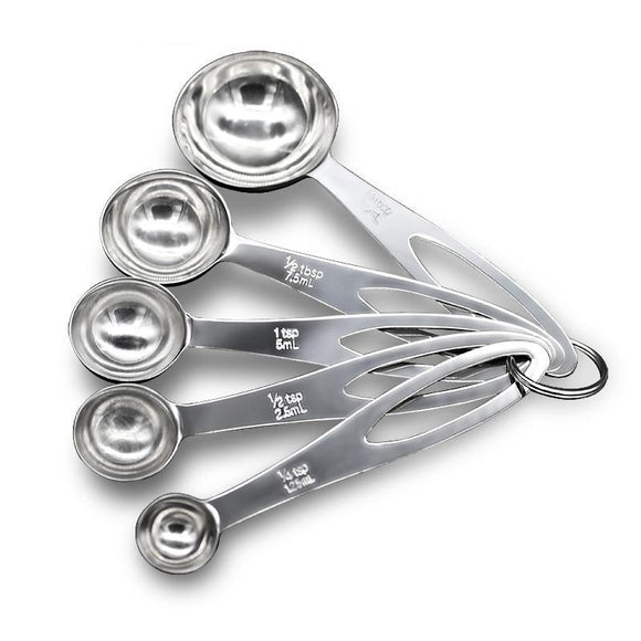 Measuring Spoon Set - 5 Pc Stainless Steel