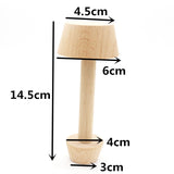 Goldbaking Wood Tart Tamper Double Side Wooden Pastry Pusher|Cake Molds|