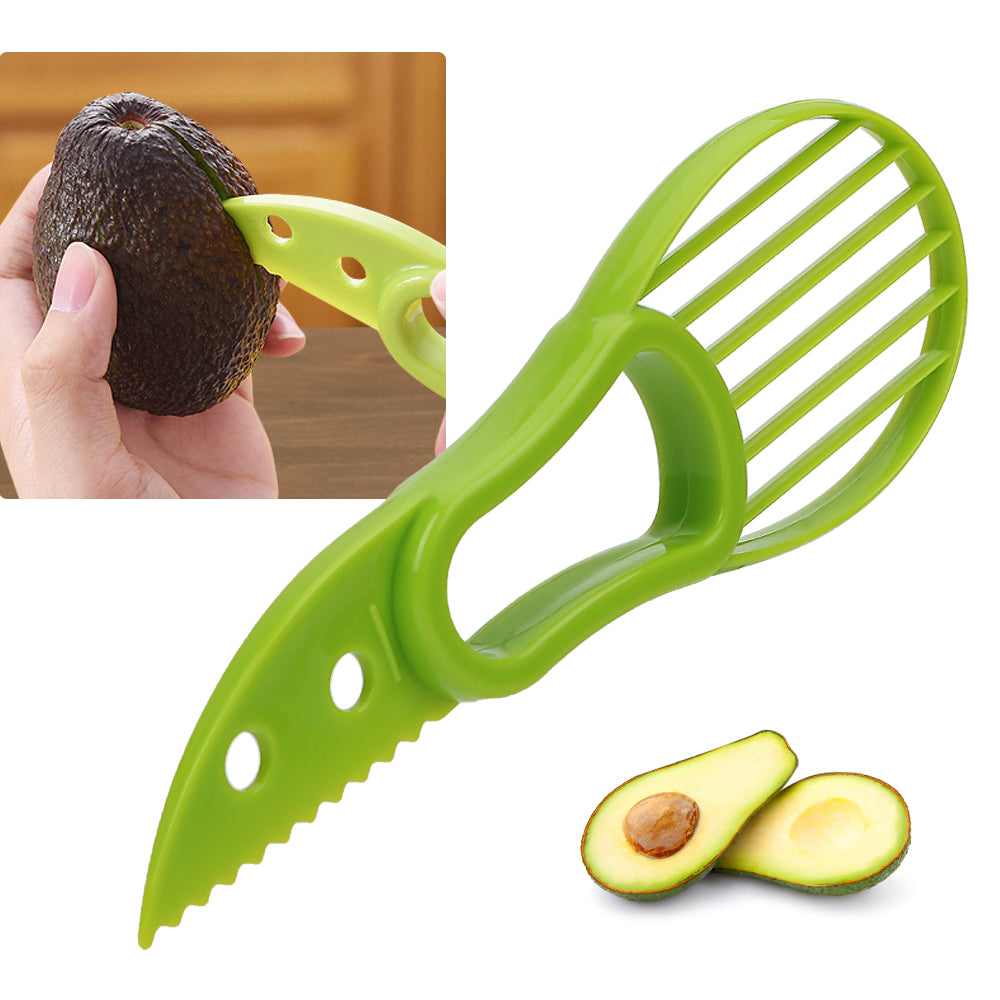 Yosoo123 Multifunctionele 2-in-1 avocadosnijder, avocado-snijder, avocado-snijder, avocado