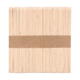 HILIFE 50Pcs/Lot Natural Wood Ice Cream Sticks Kids DIY Hand Crafts Colored Wooden Popsicle Sticks Art Ice Cream Tools|Ice Cream Sticks|