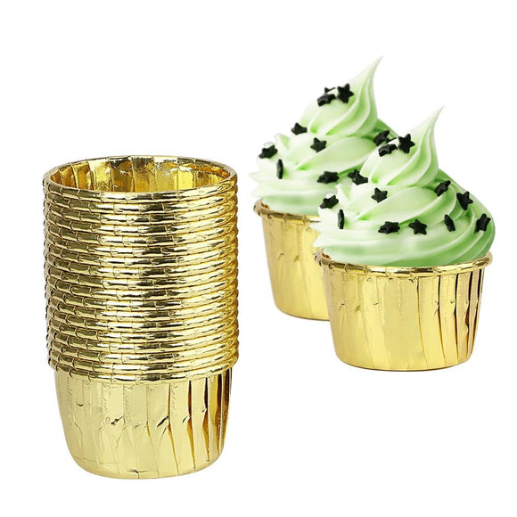 50pcs Cupcake Liners Green