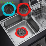 HILIFE Anti blocking for Colander Sewer Hair Filter Shower Sink Drains Cover Flower Shaped Kitchen Sink Strainer Kitchen Tools|Colanders & Strainers|