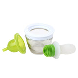 Silicone Basting Brush with Glass Bottle