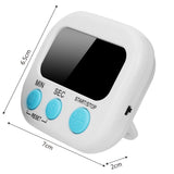 HILIFE Magnetic LCD Digital Kitchen Timer Kitchen Countdown Timer Alarm with Stand Practical Cooking Count Down Clock|Kitchen Timers|