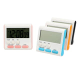 HILIFE Memory Function Magnetic Kitchen Timer Large LCD Digital Timers Count Up Down Alarm Clock 12 Hours Cooking Timer|Kitchen Timers|