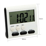 HILIFE Memory Function Magnetic Kitchen Timer Large LCD Digital Timers Count Up Down Alarm Clock 12 Hours Cooking Timer|Kitchen Timers|