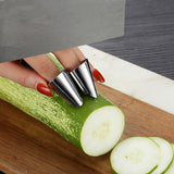 Nut Peeler/Finger Protector - Stainless Steel