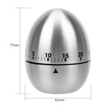 HILIFE Stainless Steel Egg Kitchen Timer Mechanical Alarm Time Creative Home Clock Counting 60 Minutes Cooking Tools|Kitchen Timers|