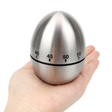 HILIFE Stainless Steel Egg Kitchen Timer Mechanical Alarm Time Creative Home Clock Counting 60 Minutes Cooking Tools|Kitchen Timers|