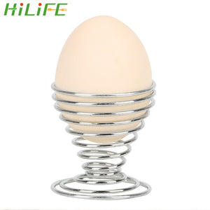 HILIFE Wire Tray Egg Cup Egg Tools Boiled Eggs Holder Stand Storage Rack Stainelss Steel Spring Cooking Tool Kitchen Gadgets|Egg Poachers|