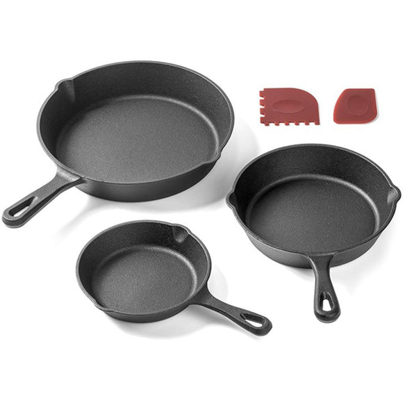 Kitchen Accessories Cast Iron Skillet Non stick Frying Pan Chef Cookware Cooking Pot Restaurant Kitchen Gadgets|Pans|
