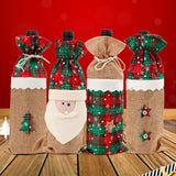 Santa Claus Rudolf Christmas Tree Bottle Clothes Wine Bottle Bag Cover For Home Xmas Dining Room Decoration 2018 Christmas Decor|Stockings & Gift Holders
