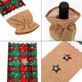 Santa Claus Rudolf Christmas Tree Bottle Clothes Wine Bottle Bag Cover For Home Xmas Dining Room Decoration 2018 Christmas Decor|Stockings & Gift Holders