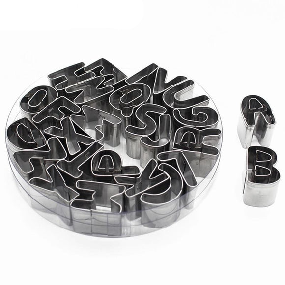 Stainless Steel Alphabet Cookie Cutter (T Stainless Steel Alphabet Cookie Cutter (T