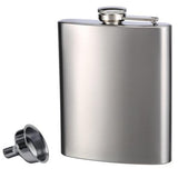 Flask and Funnel, Stainless Steel