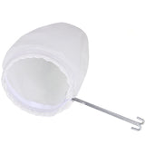 Thai Tea Filter Stainless Steel Traditional Thai Style Asian Pulled Tea Strainer with Zipper Removable Strainer Sock|strainer tea|strainer stainless steelstrainer filter