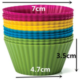 Muffin or Cupcake Cups, Silicone (12pc.)