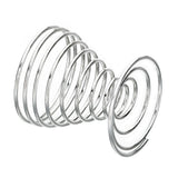 Stainless Steel Egg Holder - Wire Tray Spring Stand for Boiled Eggs