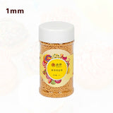 Goldbaking Edible Gold Sugar Pearl Sprinkles 85g 1/2.5/4/7/10/12/14mm| |