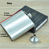 Flask and Funnel, Stainless Steel