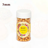 Goldbaking Edible Gold Sugar Pearl Sprinkles 85g 1/2.5/4/7/10/12/14mm| |
