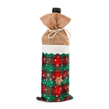 Santa Claus Rudolf Christmas Tree Bottle Clothes Wine Bottle Bag Cover For Home Xmas Dining Room Decoration 2018 Christmas Decor|Stockings & Gift Holders