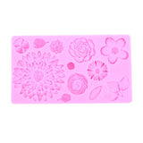 Sunflower Fondant Mold - Silicone