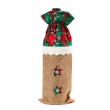 Santa Claus Rudolf Christmas Tree Bottle Clothes Wine Bottle Bag Cover For Home Xmas Dining Room Decoration 2018 Christmas Decor|Stockings & Gift Holders